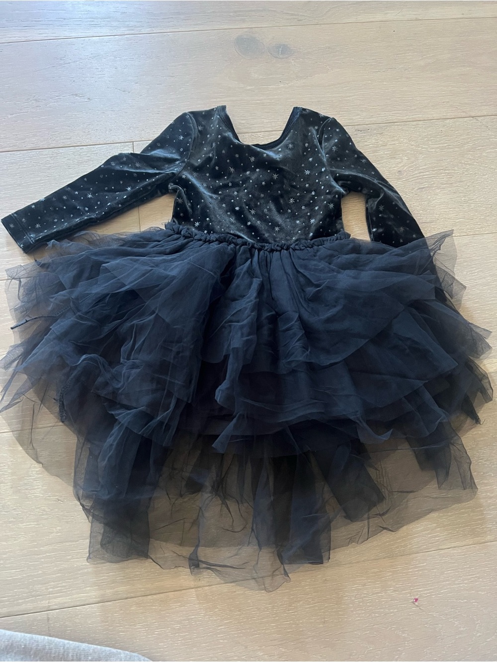 Cotton On Black Sparkle Tulle Layered Dance Dress